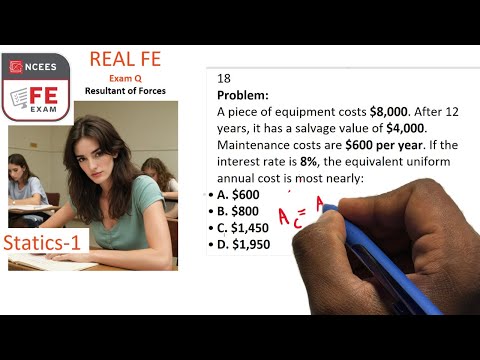 Part 17 - FE Exam review : Engineering Economics Annul cost Problems