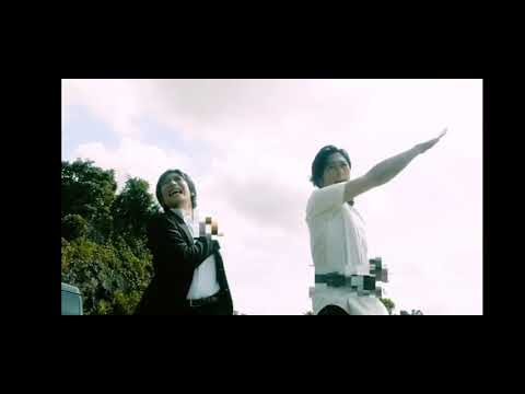 Gamu & Shinji Kido Transforms into Ultraman Gaia & Kamen Rider Ryuki At the Same Time