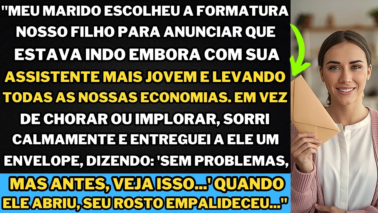 "Meu Marido Anunciou na Formatura do Nosso Filho Que Fugiria com a Assistente e Levaria Nossas...
