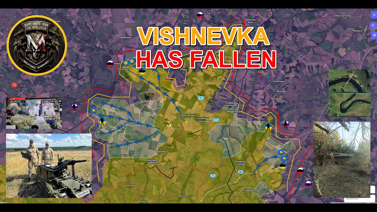 The Ukrainians Entered Korenevo ⚔️ Martynovka And Vishnevka Have Fallen💥 Military Summary 2024.08.20