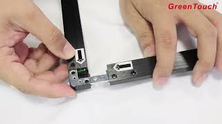 IR 32 43 50'' 55 65” Infrared Multi Touch Overlay Frame Open Frame for Touch Screen Monitor.