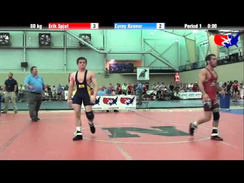 Erik Spjut vs. Corey Keener at 2013 ASICS University Nationals - FS