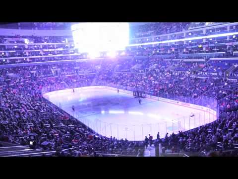 Los Angeles Kings Laser Show vs Chicago Blackhawks - February 25, 2012
