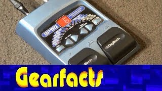 Video thumbnail for Digitech BP50 bass multi effects pedal demo by Gearfacts