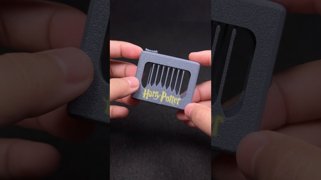 3D Printed Musical Fidget - Harry Potter Theme by kida #3dprinting