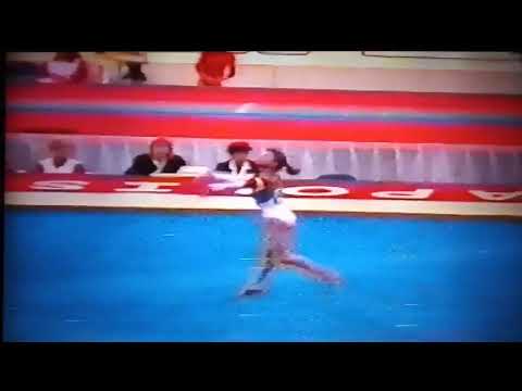 Lavinia Milosovici on FX 1991 Indianapolis Worlds ( filmed directly from team competition, not TV)