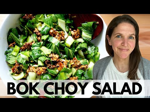 Bok Choy Salad With Sesame-Almond Crunch