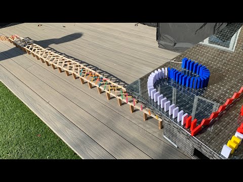 Satisfying stick and domino chain ft. Splodgeball e