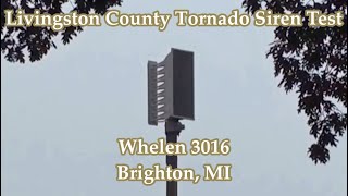 preview picture of video 'Brighton, MI Whelen 3016 Siren Test 8-2-14'