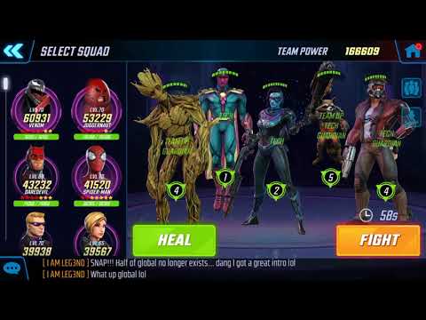 Marvel Strike Force: Ultimus VI Raid with Minerva team