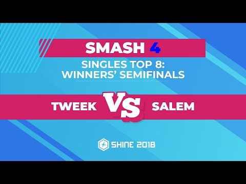 Tweek vs Salem - Smash 4 Singles Top 8: Winners' Semifinals - Shine 2018