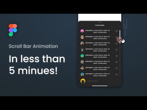How to Create a Scroll Bar Animation in Figma Using Smart Animate!