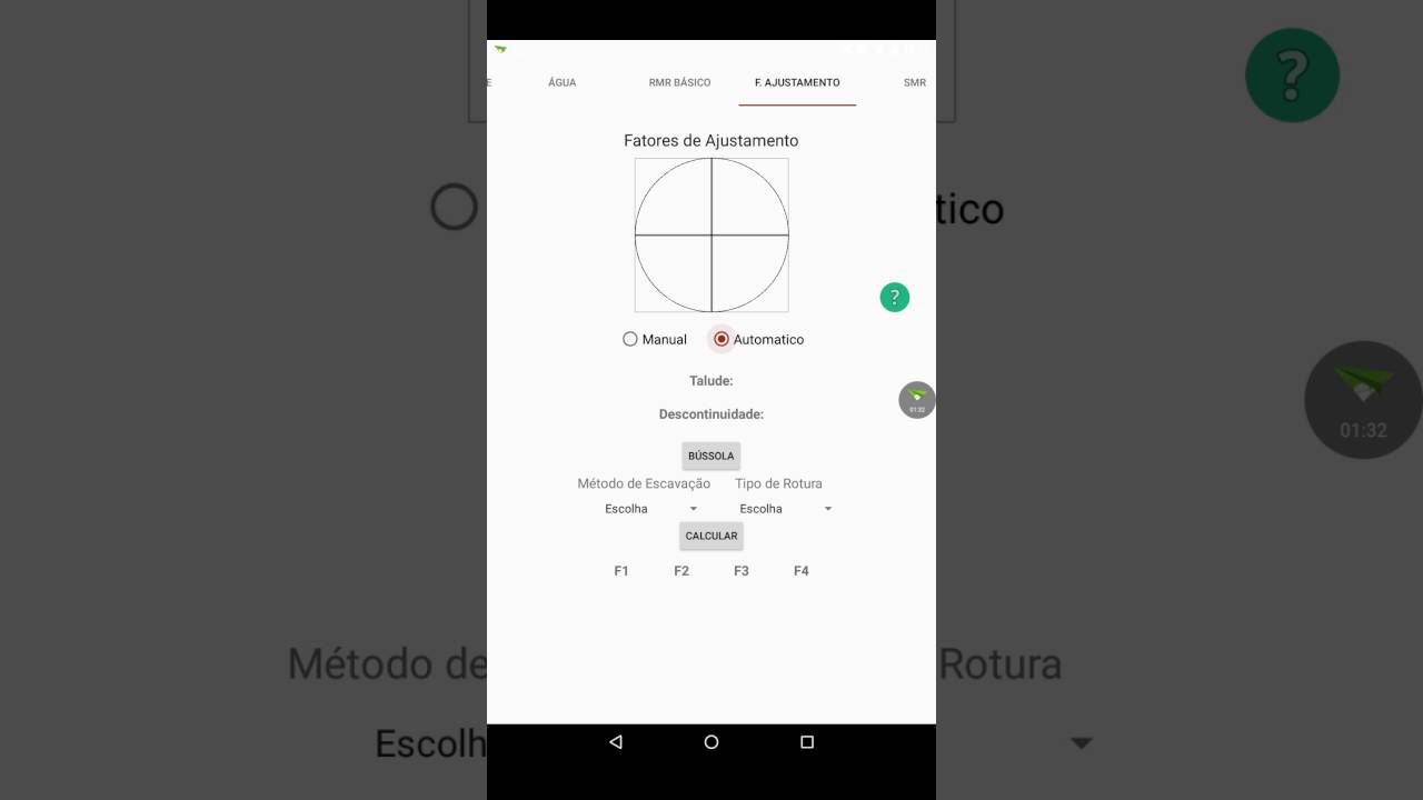 Slope Mass Rating (SMR) Android APP (PT)