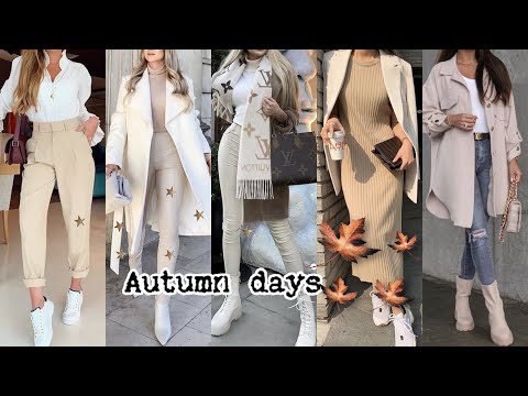 Moda 2023 OTOÑO INVIERNO COLORES NEUTROS DE MODA TENDENCIAS 2023 OUTFITS PARA MUJER
