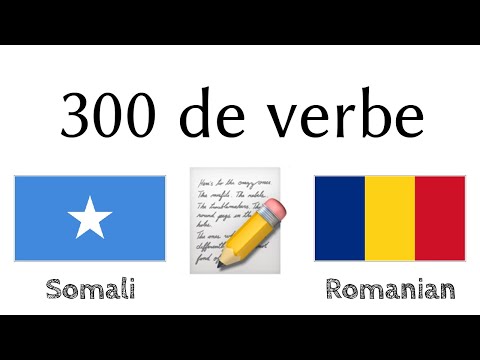 300 de verbe + Citirea și ascultarea: - Somaleză + Română - (Vorbitor nativ)