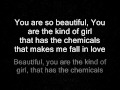 You are so beautiful- Escape The Fate lyrics