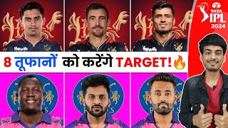 IPL 2024 : RCB Target Players List | Auction Strategy | Rajasthan Royals Target Players List