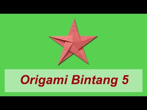 VIDEO Tutorial Origami Bintang Terlengkap
