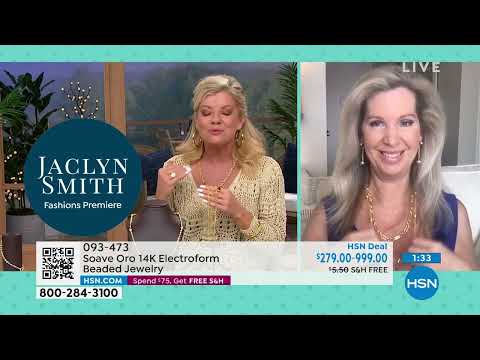 Soave Oro 14K Gold Electroform Rolo Chain Bead Necklace