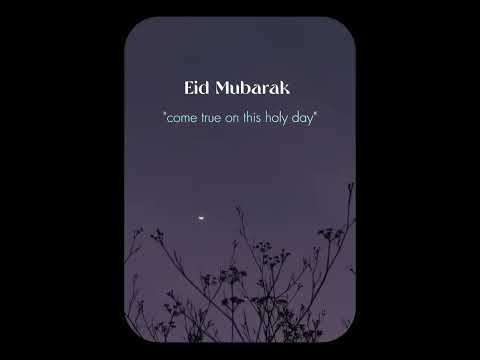 Eid Mubarak ✨️💫💝