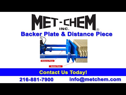 Filter Press Options - Backer Plate & Distance Piece | Met-Chem