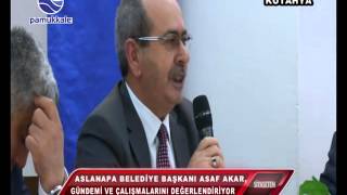 SİYASETEN ASLANAPA BELEDİYE  BAŞKANI ASAF AKAR