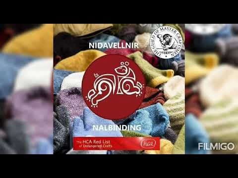 Nalbinding with Nidavellnir. Making some Viking York Stitch Socks. Using Manx Loaghtan British Wool