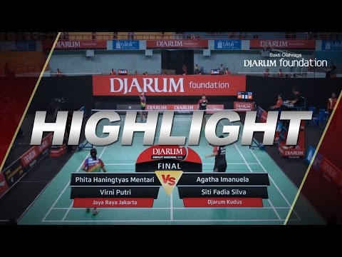 P.H. Mentari/Virni Putri (Jaya Raya Jakarta) VS Agatha Imanuela/Siti Fadia Silva (Djarum Kudus)