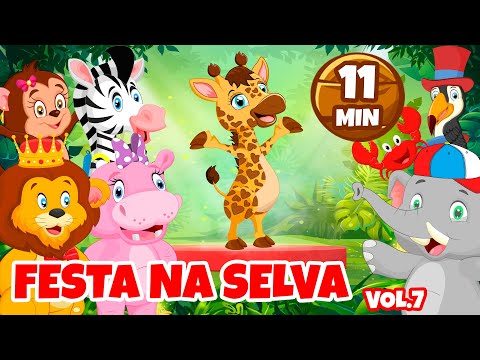 Festa na Selva com a Giramille Vol. 7 - Giramille 11 min | Desenho Animado Musical