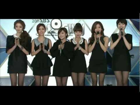 111229 T-ara - Red Carpet