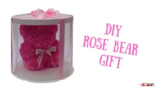 DIY Rose Bear Gift - Easy Tutorial 