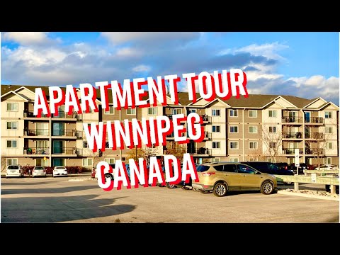 Apartment Tour in Winnipeg Manitoba Canada and Cost