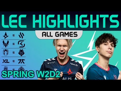 LEC Highlights Week2 Day2 LEC Winter 2023 All Games By Onivia