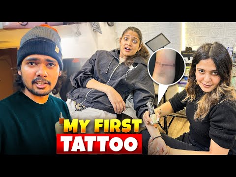 My First Tattoo 😻 | Ziddi Rakhi