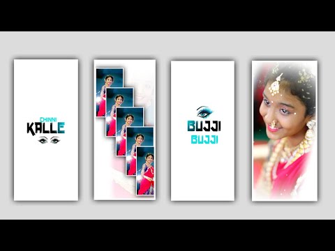 New Trending Chinni Chinni Kalle lyrical video editing in Alight Motion Instagram trending video