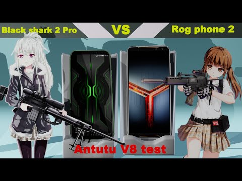 Xiaomi Black shark 2 PRO vs Asus ROG Phone 2 - antutu V8 test!