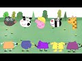 Peppa Pig Family Wrong Head Match The Head Video Cartoon For Kids Emily Elephant Peppa Peppa Sheep