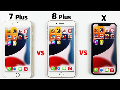 iPhone 7 Plus vs 8 Plus vs iPhone X in 2022 - SPEED TEST!