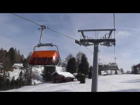 Risalita integrale seggiovia Agamatic "Monte Piz" - Alpe di Siusi / Seiseralm (BZ) / sjedežnica