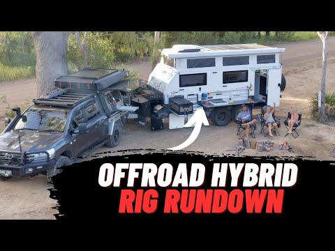 OFFROAD Hybrid Caravan - Rig Rundown 🤙 16 foot dual axle POP TOP from Vision Rv