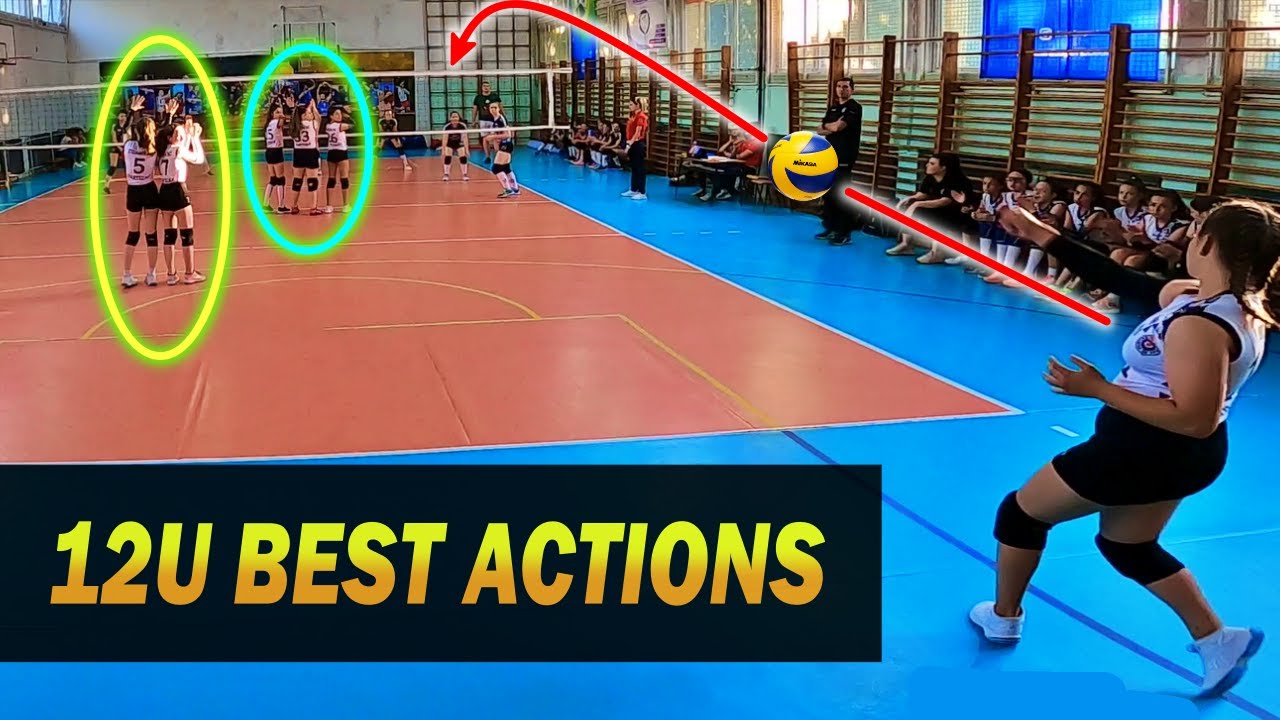INCREDIBLE 12U VOLLEYBALL ACTIONS