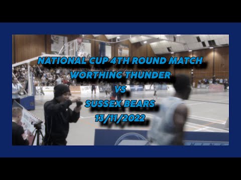 Worthing Thunder vs Sussex Bears - 13/11/2022 - National Cup 4th Round Match