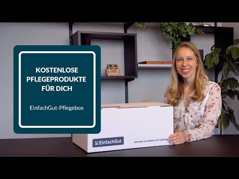 Kostenlose Pflegeprodukte von der Pflegekasse bezahlt | Die EinfachGut-Pflegebox | Pflegegrad 1-5