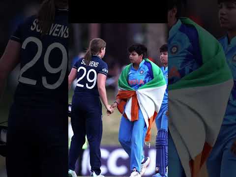Winning Moment 🇮🇳❤️ Women's U19 Cricket World Cup 2023 #shorts #youtubeshorts #viral
