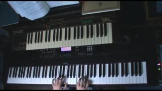 Nailed by The Hammer of Frankenstein (Lordi keyboard cover)