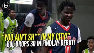 Bol Bol CRAZY FINDLAY PREP DEBUT! 30 Points W/ Busted Finger! Like Mike Highlights v Morgan Park!