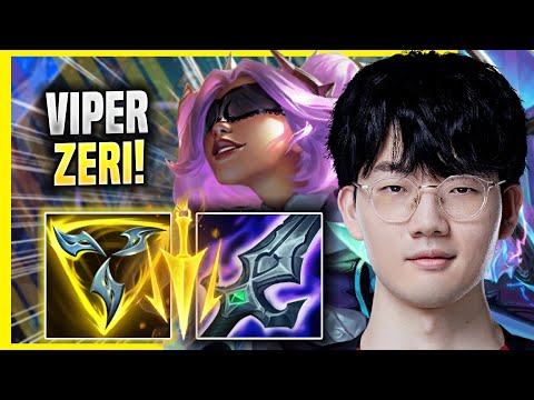 VIPER IS SO GOOD WITH ZERI! - EDG Viper Plays Zeri ADC vs Aphelios! | Season 2022