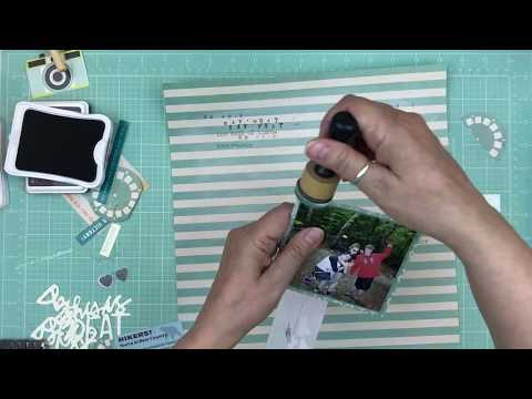 Scrapbook Process 649 (2017-45/150) July: Video-a-day #22