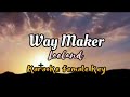 Way Maker by Leeland karaoke female key