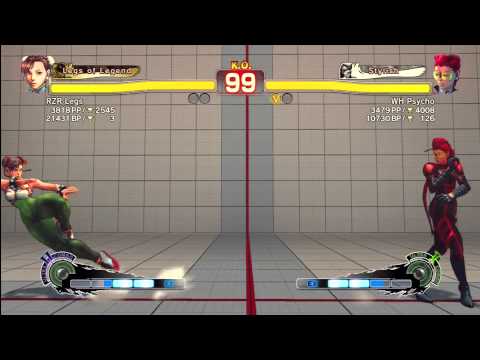 SSF4 AE 2012 Ranked Match - WH Psycho (C.Viper) Vs RZR Legs (Chun Li)